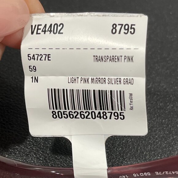 NWT Versace Pink Transparent Sunglasses (JB1330) - Picture 4 of 6